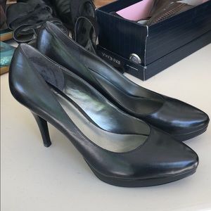 Nine West platform heels.